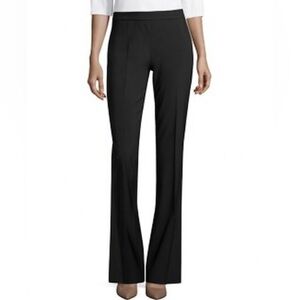 HUGO BOSS | Tulea Fundamental Side Zip Virgin Wool Boot Cut Trousers US8